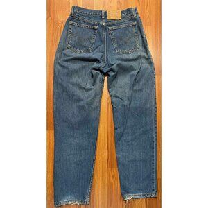 Vtg Levis 560 Womens 10 M 31" Straight Leg Jeans Made In USA Distressed 1199 Y2K